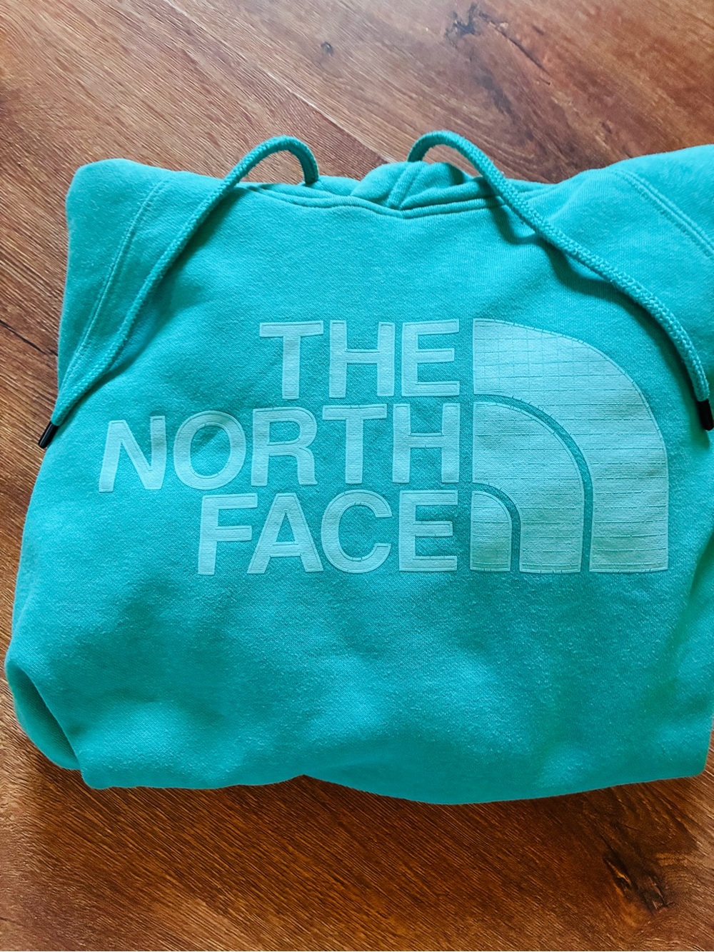 💥Comfy💥The North Face Women’s Teal Crewneck Hoodie - Picture 12 of 14